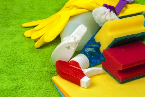 Carpet cleaning equipment used by a carpets cleaner in NW2