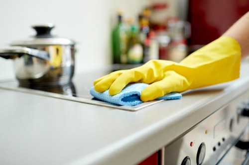Commercial deep cleaning service in NW2 office area
